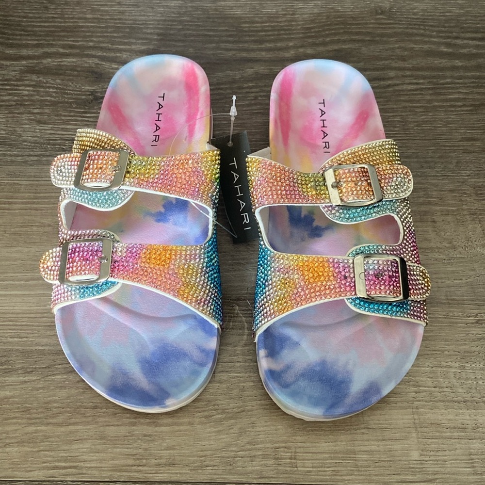 Girls Tahiri - Blingy Sandal - Size 4 - NWT